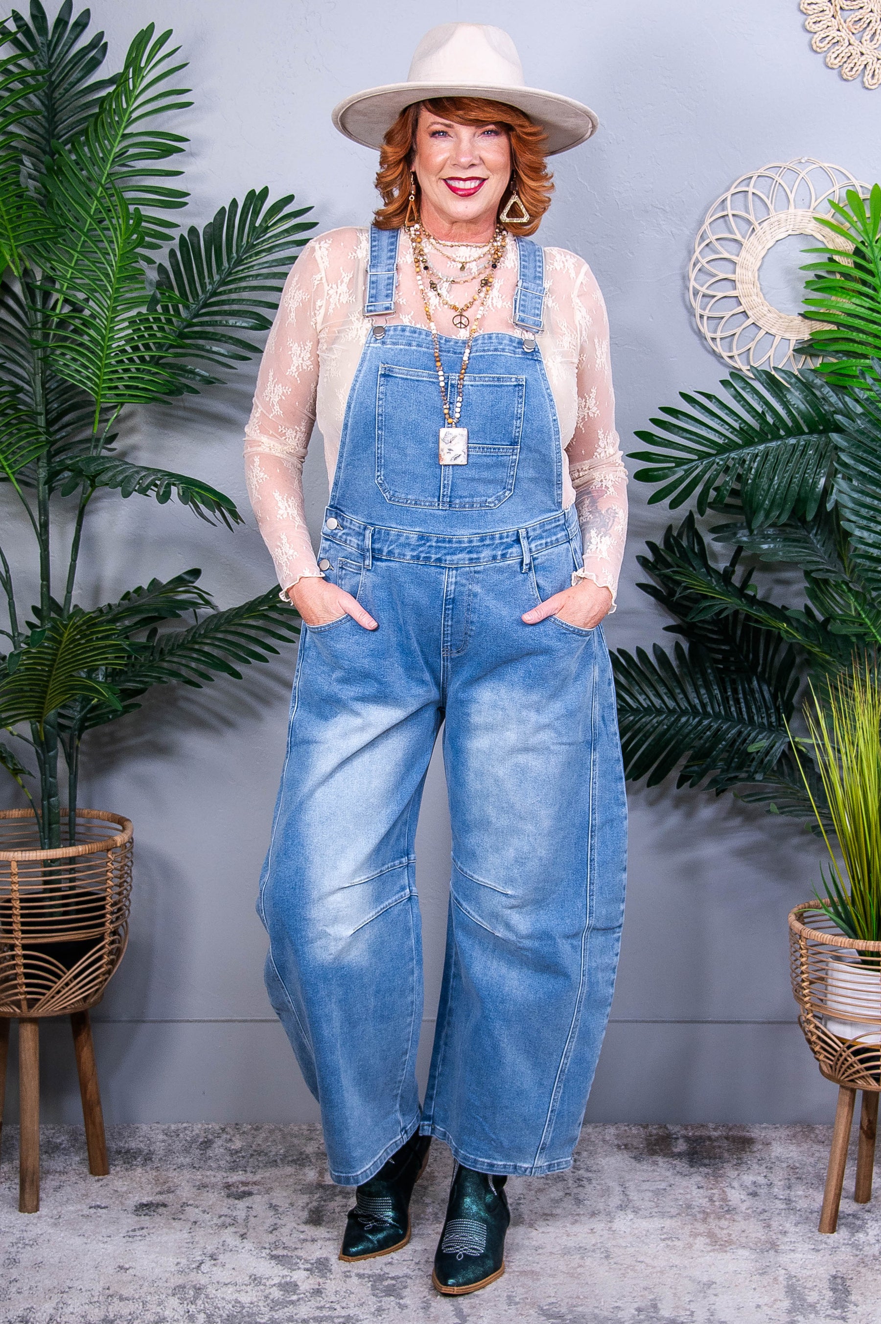 Always Your Number One Medium Denim Overalls - RMP844DN