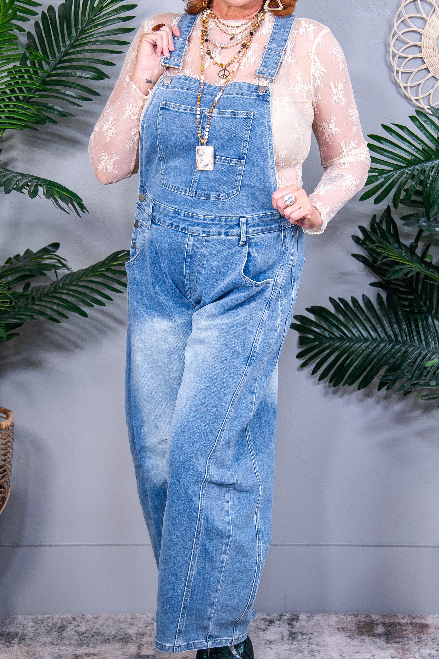 Always Your Number One Medium Denim Overalls - RMP844DN