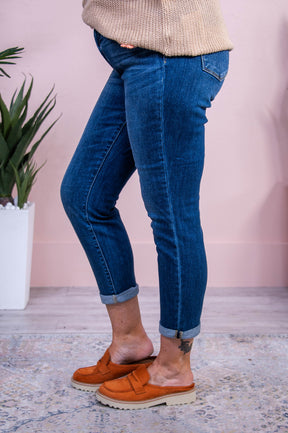 Calista Dark Denim Jeans - K1216DDN