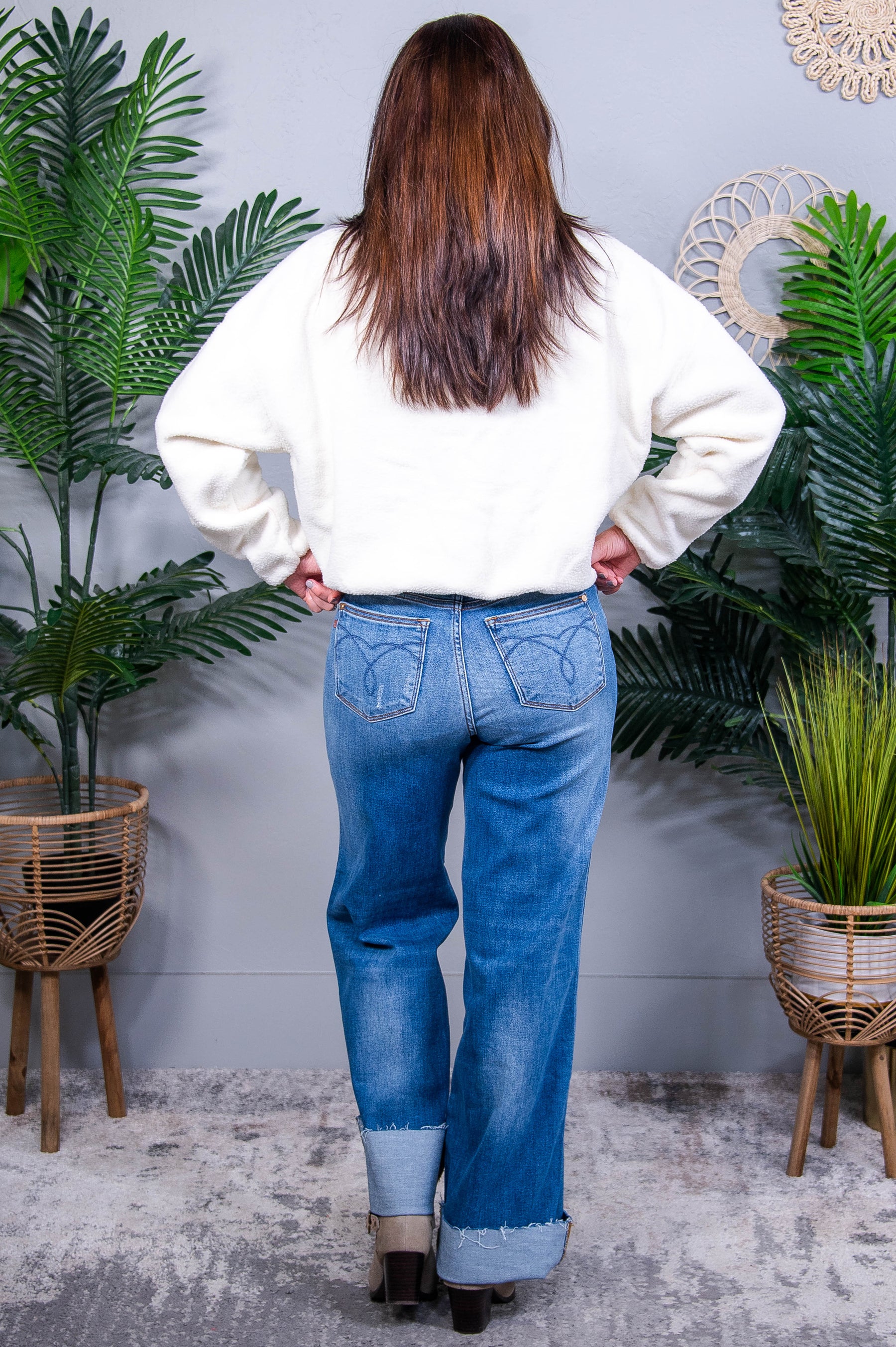 Warm Days Ahead White Sweatshirt Top