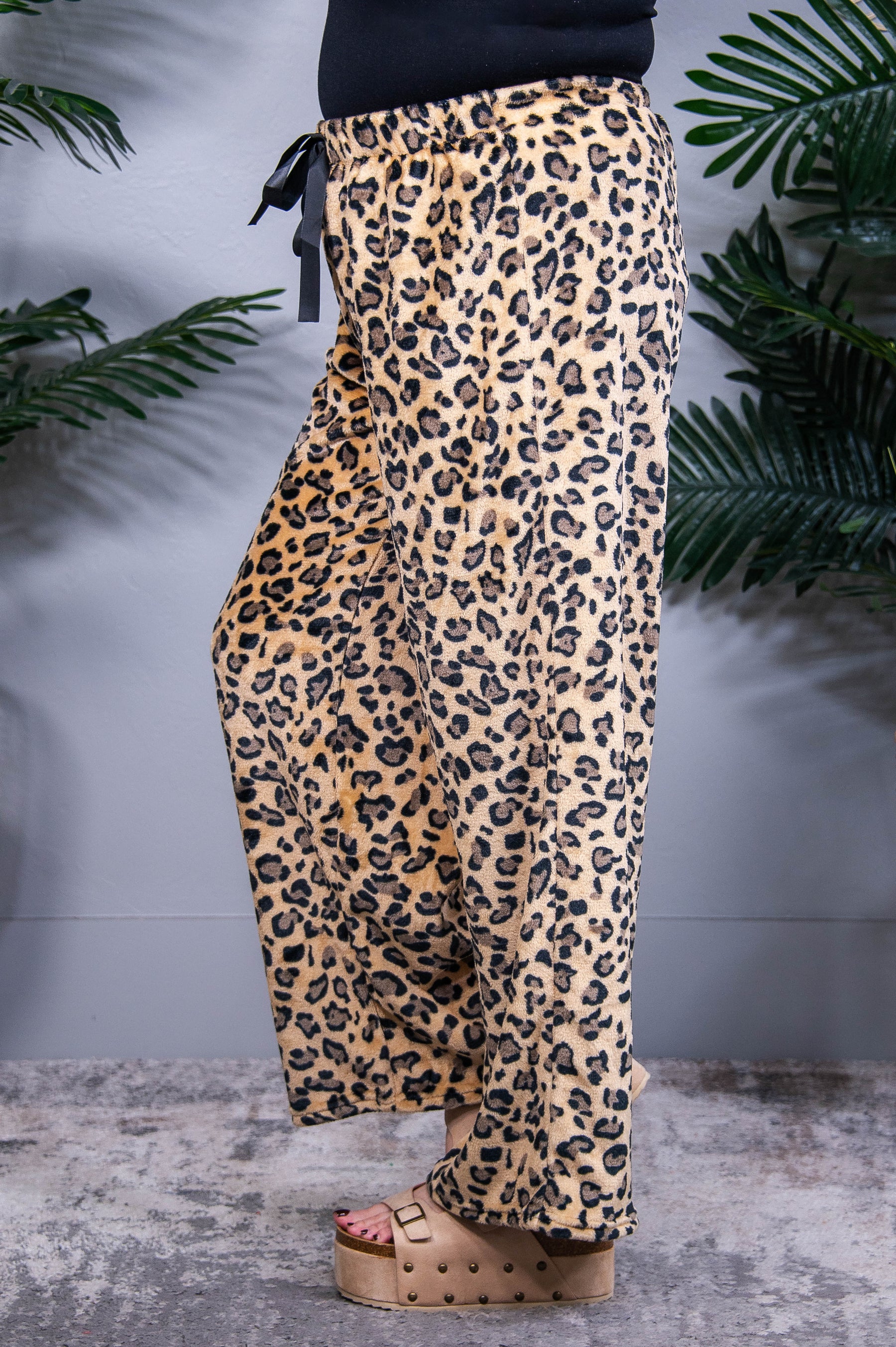 Wild Side Wide Leg Plush Pants