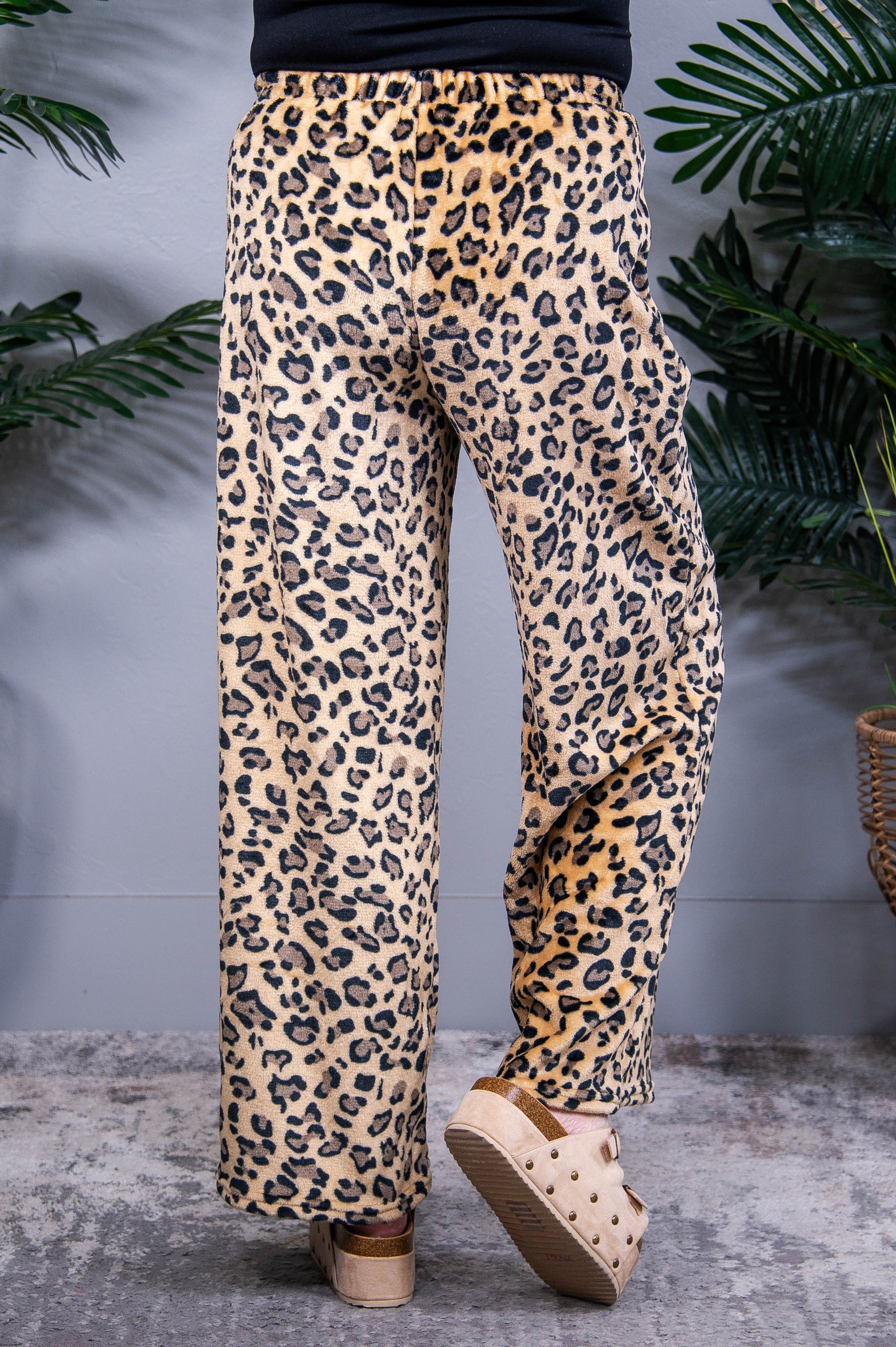 Wild Side Wide Leg Plush Pants