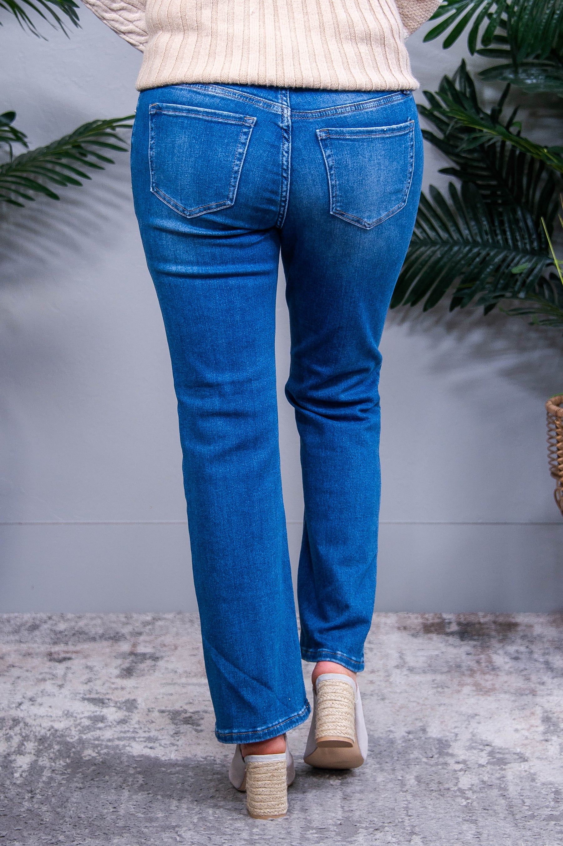 Caroline Mid Rise Ankle Jeans