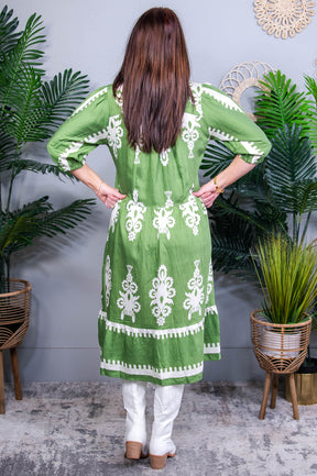 Dressed In Style Lime Midi Dress