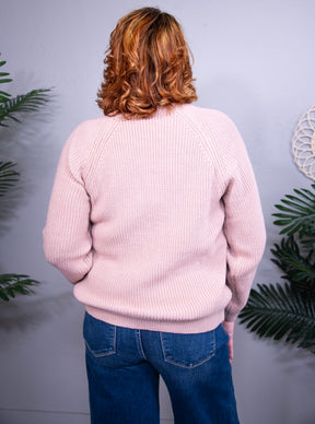 HELLO Embroidered Raglan Sleeve Sweater