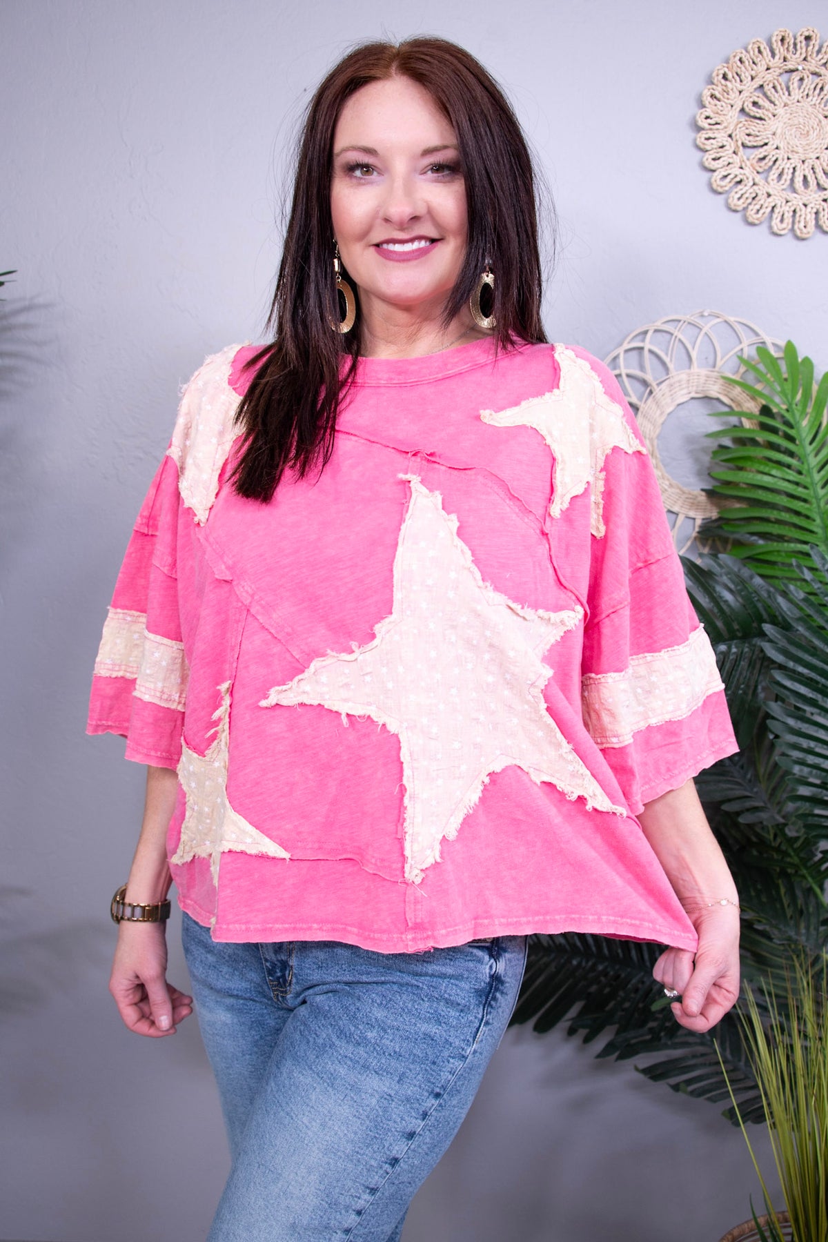 Counting Stars Pink Top - T10919PK