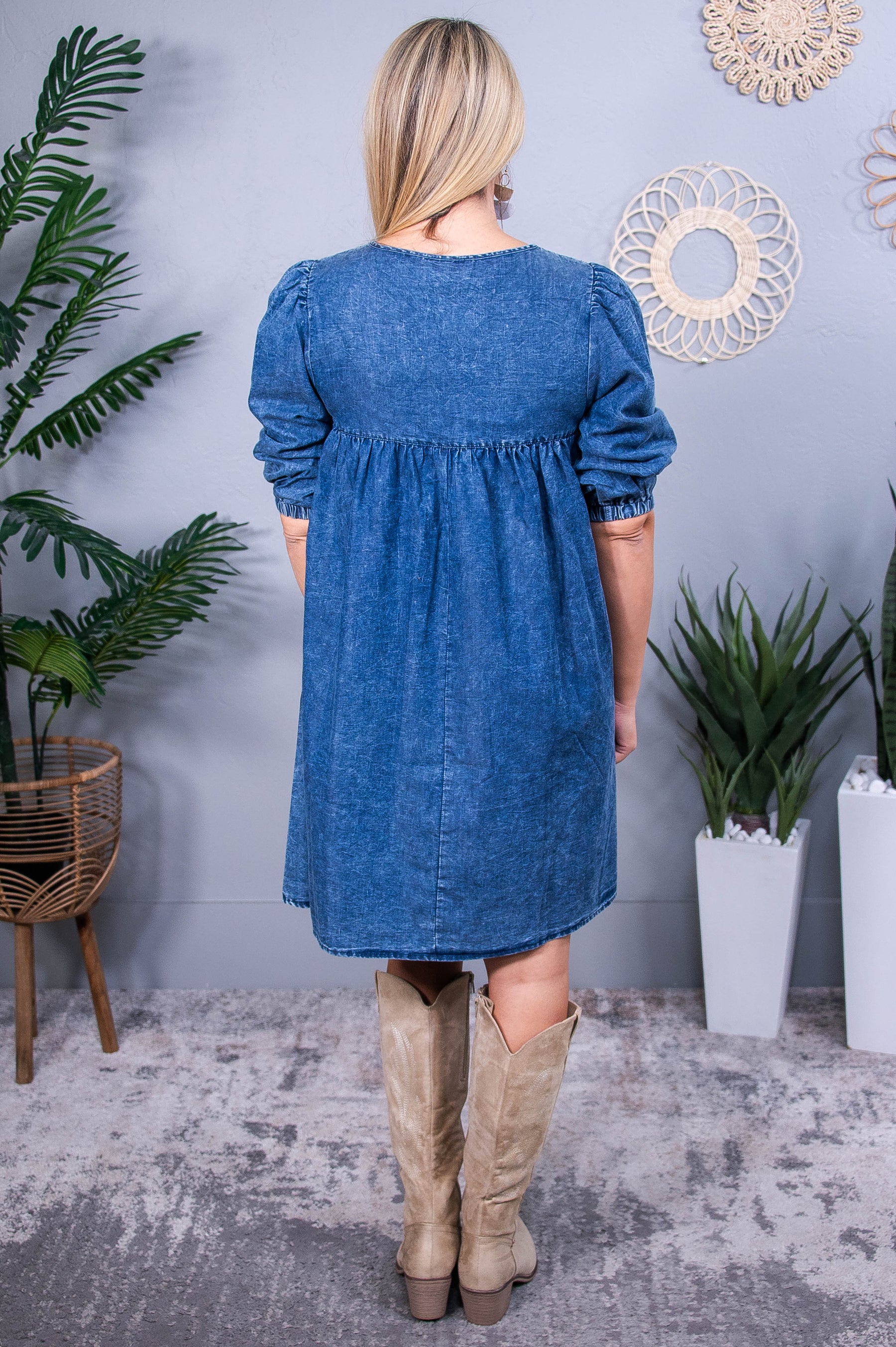 Love Awaits Denim Dress - D5546DN