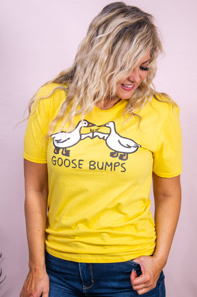 Goose Bumps Daisy Yellow Graphic Tee - A3380DYE