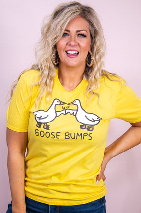 Goose Bumps Daisy Yellow Graphic Tee - A3380DYE