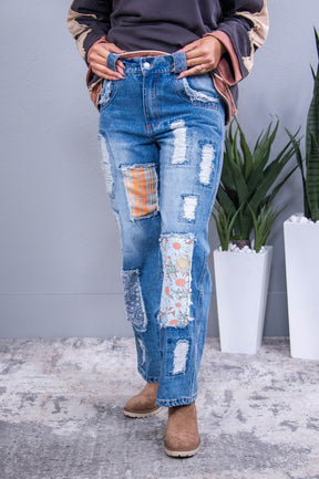 Carina Multi Patch Denim Jeans - K1238DN