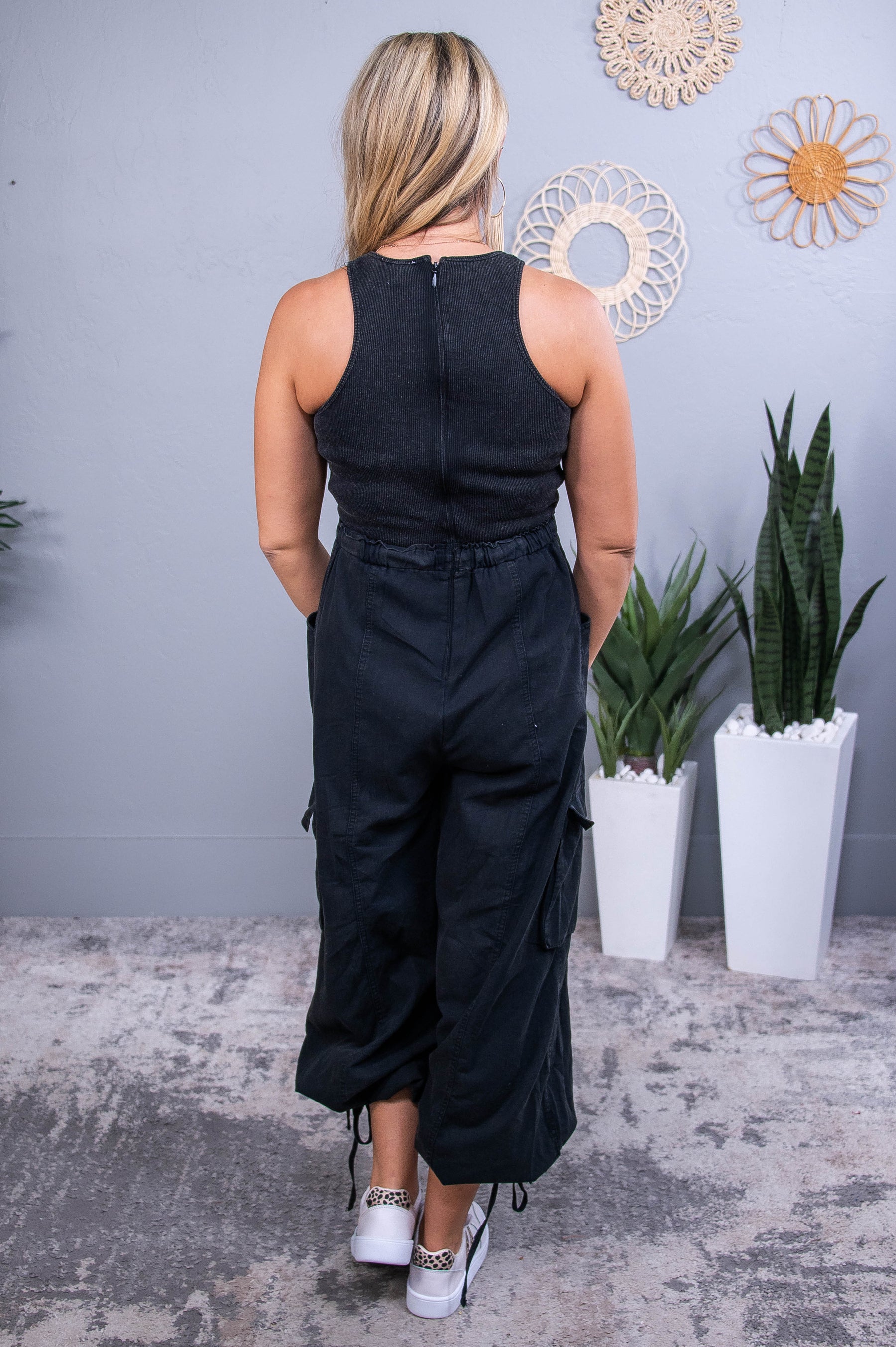 A Stunning Classic Vintage Black Romper - RMP837VBK