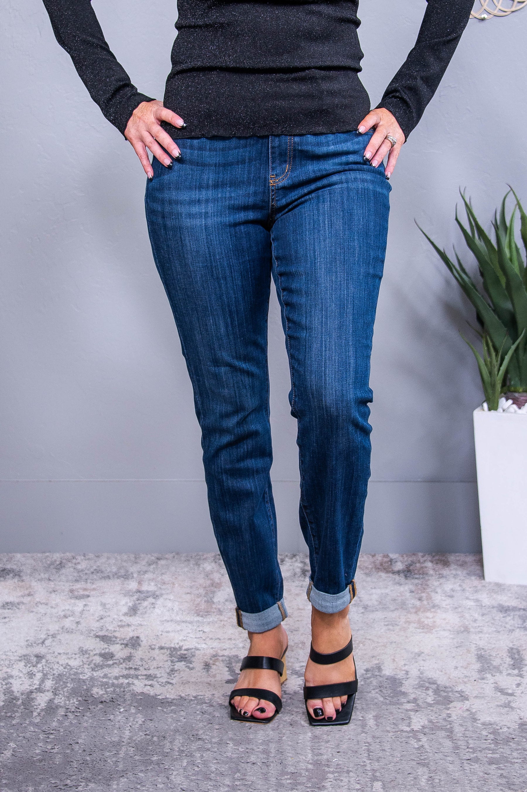 Gemma Dark Denim Jeans - K1247DN