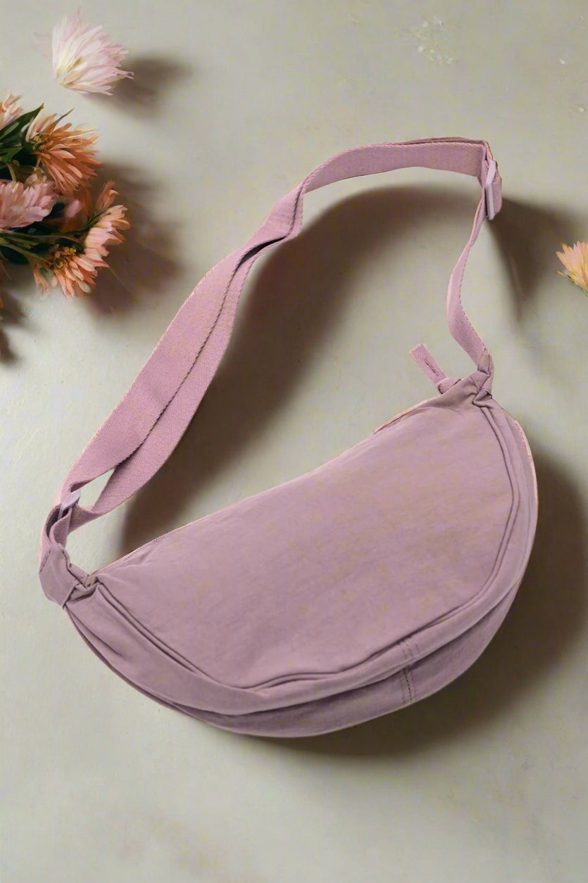 Essentially Everything Round Mini Crossbody Bag in Lavender