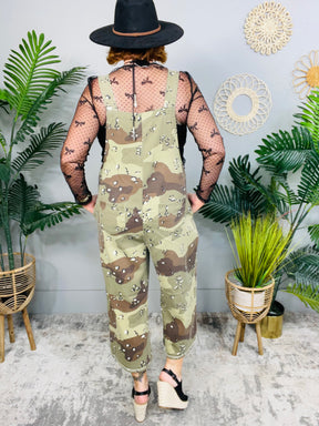 I've Got You In My Sights Olive Camouflage Overalls - RMP853OL