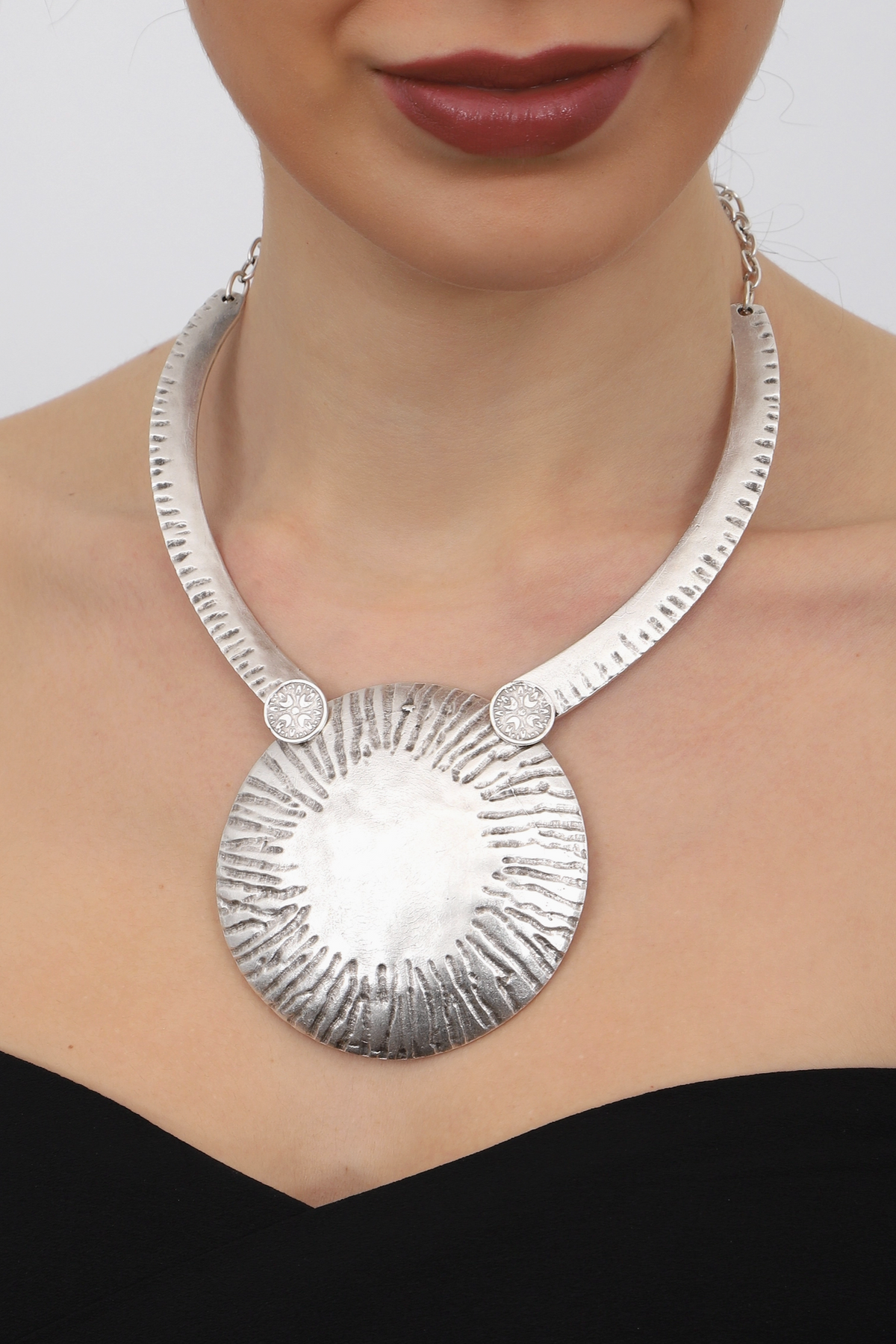 Silver Statement Necklace - NEK4416SI