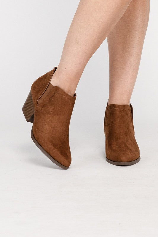 Strut In Style Suede Ankle Boots (2 Colors)