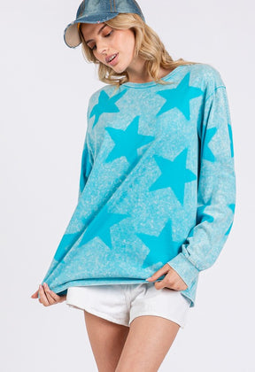 Looking For A Shooting Star Printed Top