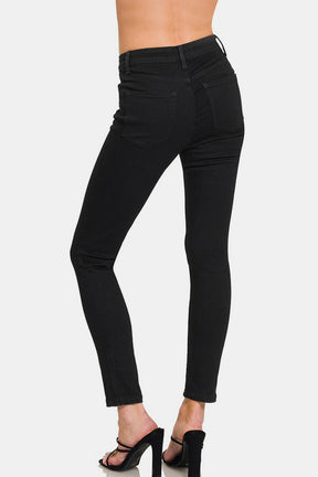 Zoe High Rise Skinny Jeans with Pockets