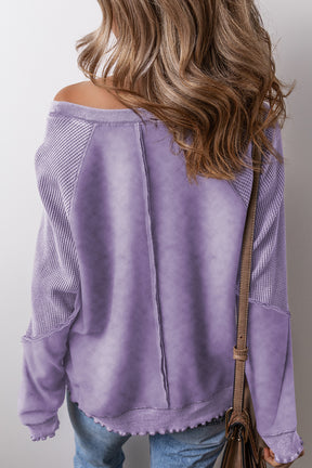 Secret Keeper Orchid Petal Sweatshirt Top