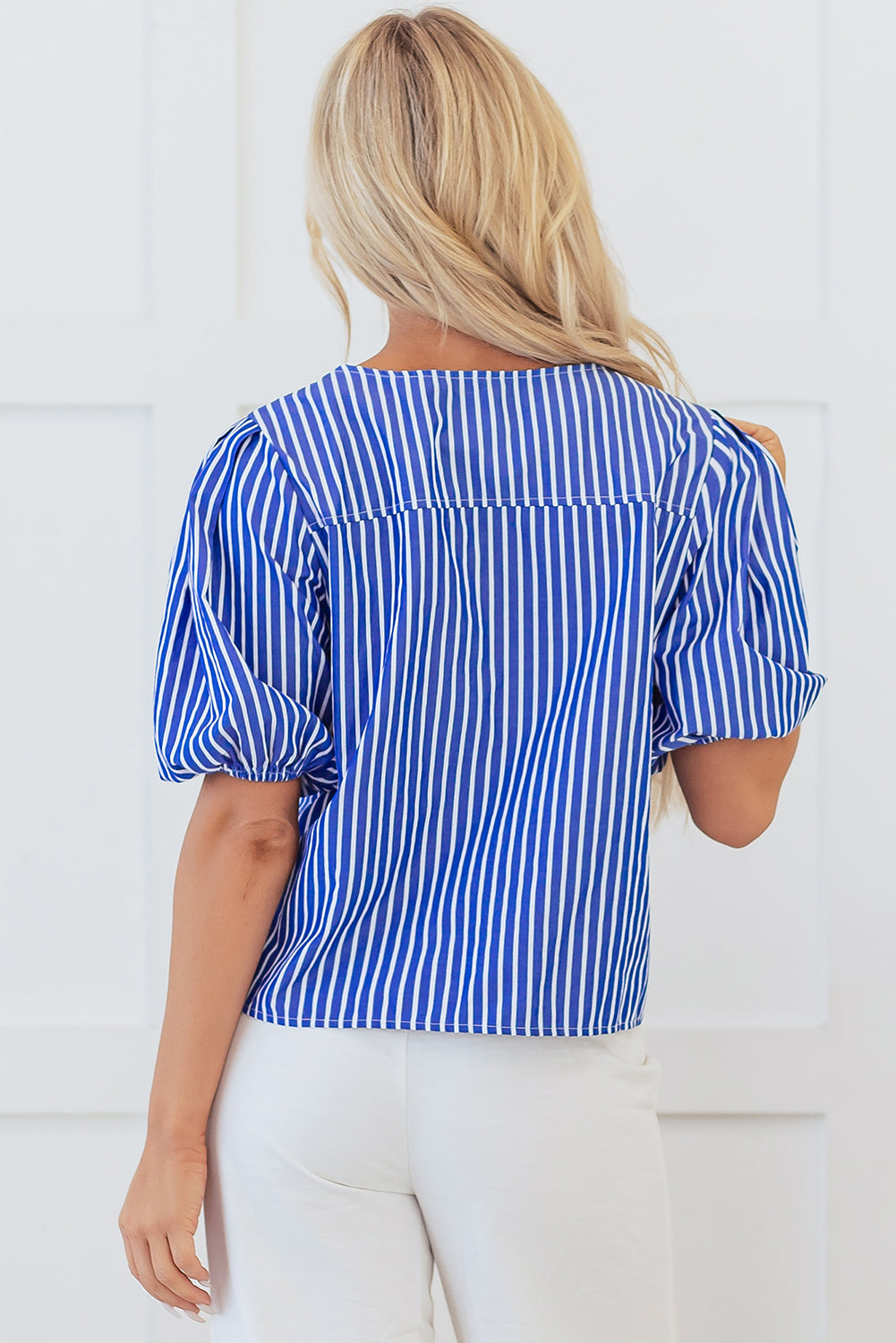 Tied In Style Stripe Top