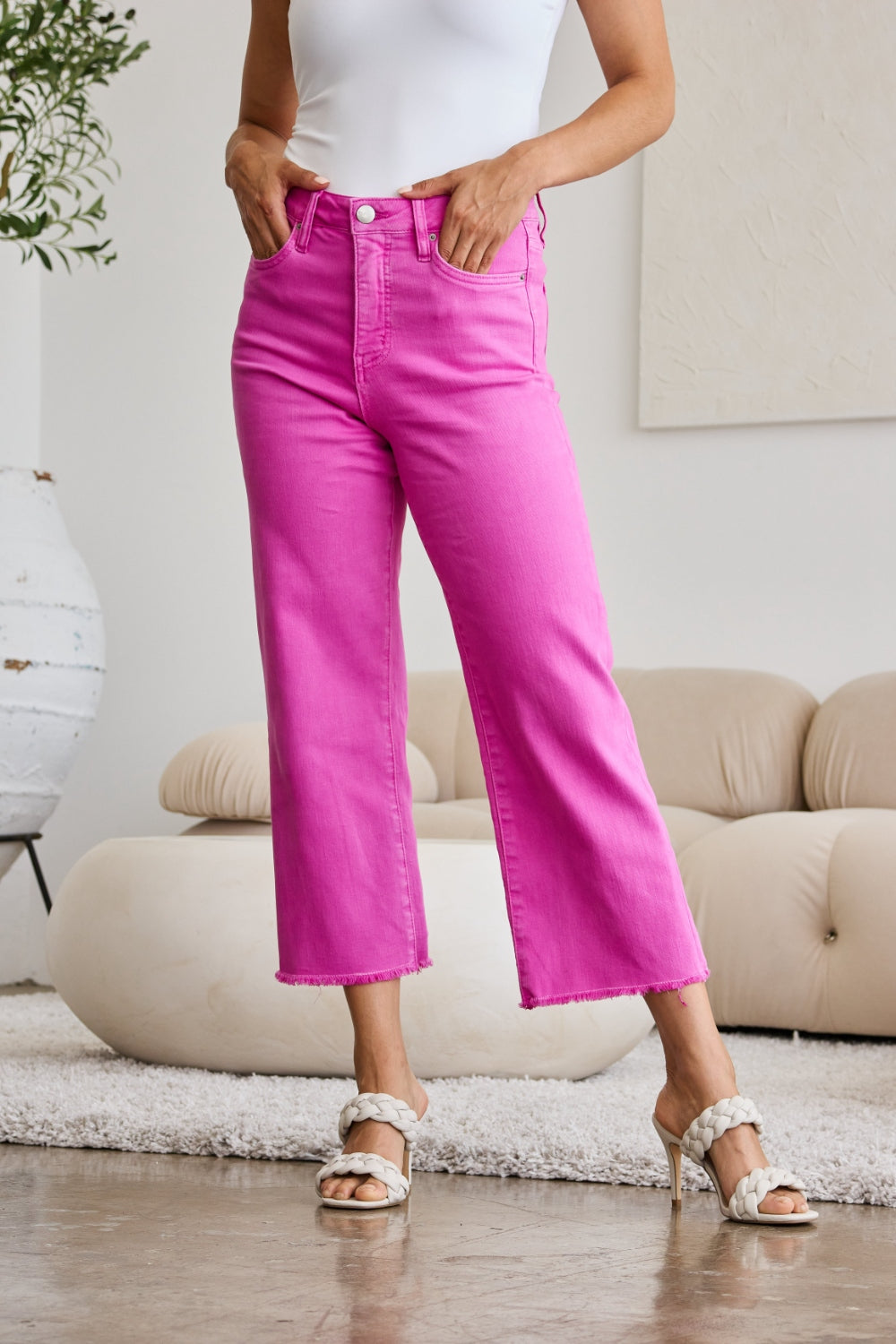 Elizabeth Pink Denim Jeans