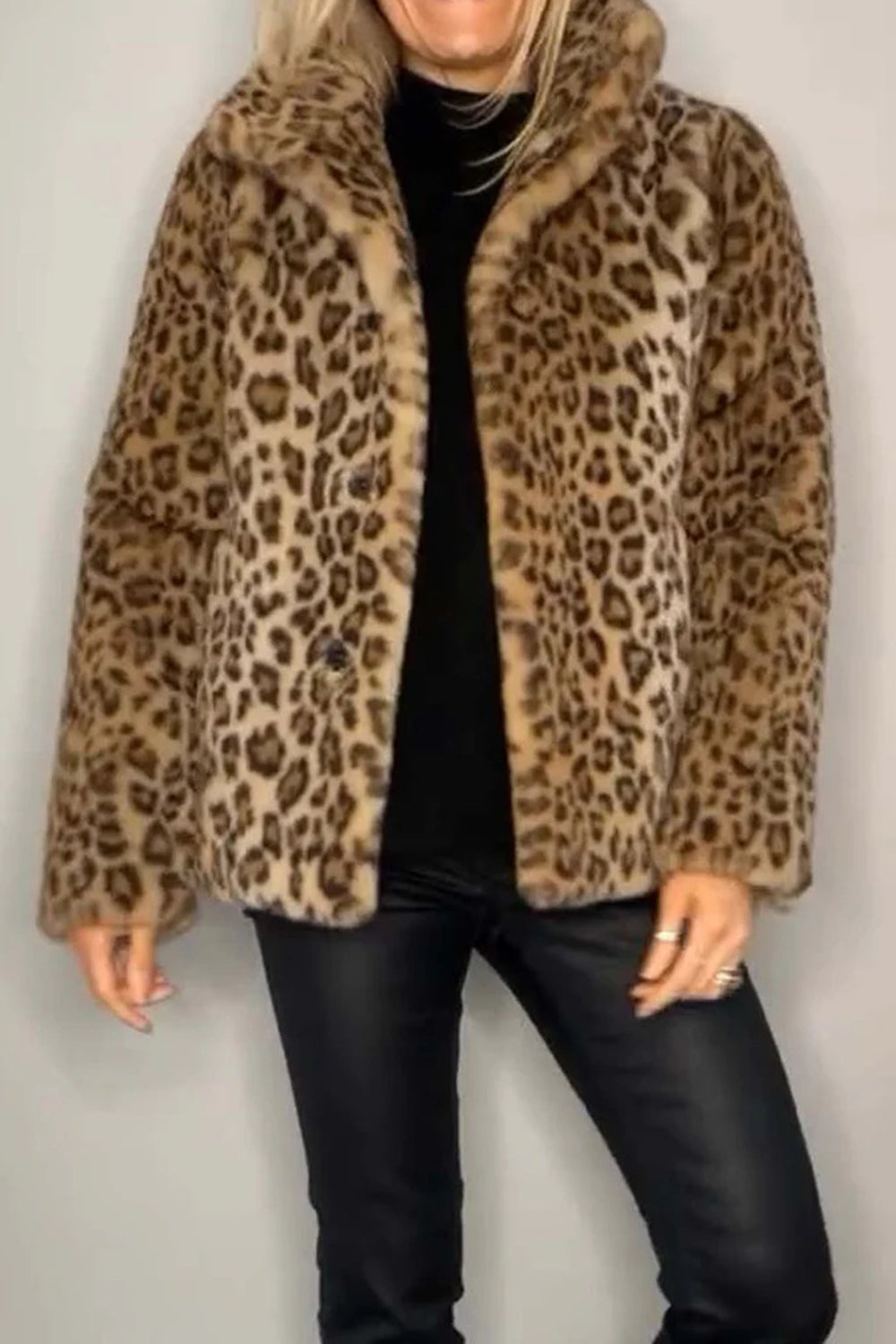 She's A Fierce One Camel Faux Fur Coat - O5743CA