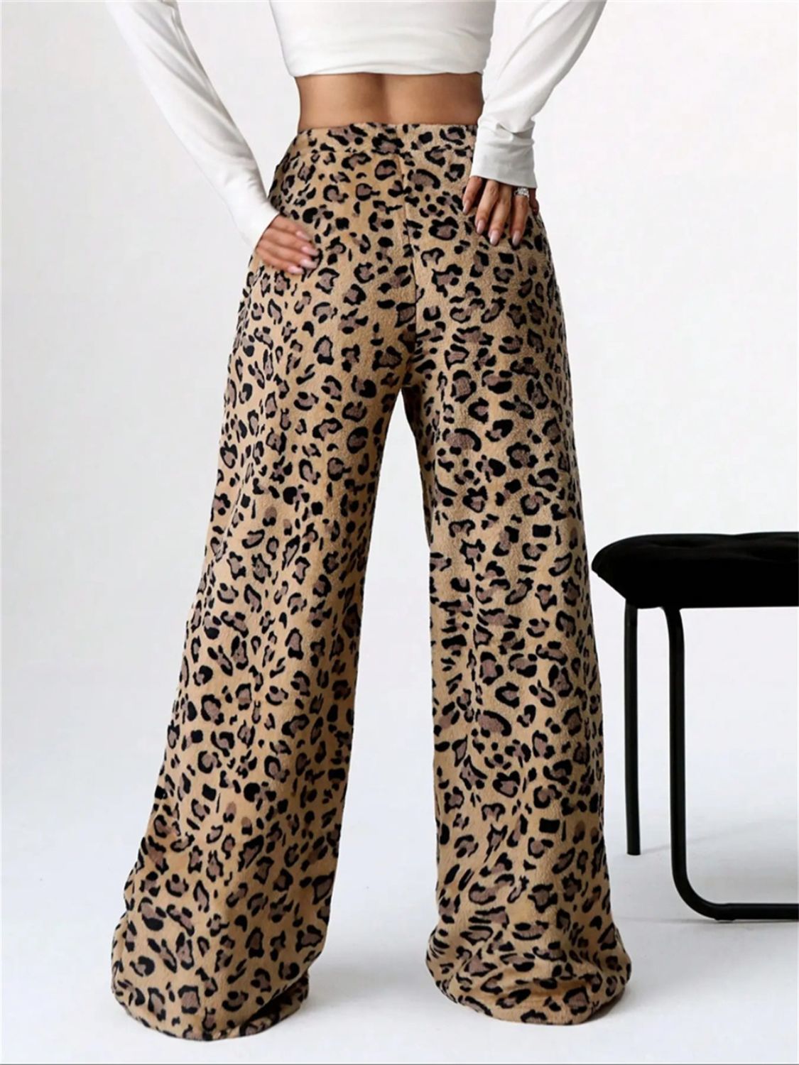 Wild Side Wide Leg Plush Pants