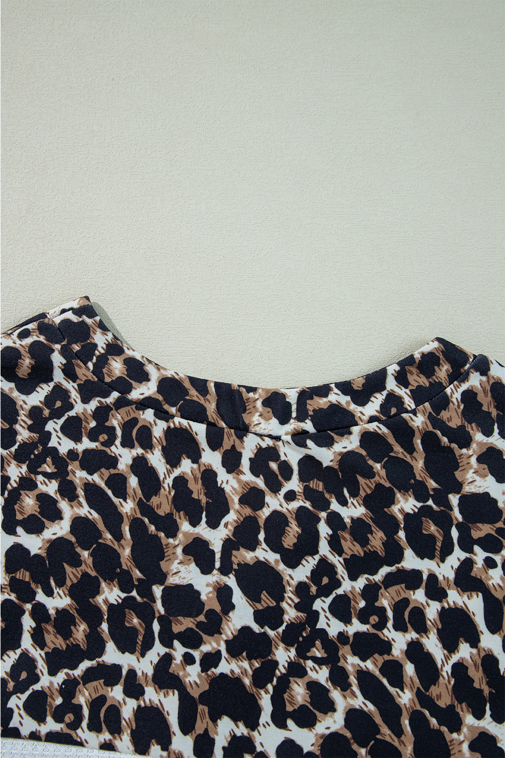 Wild Vibes Waffle Button V Neck Top