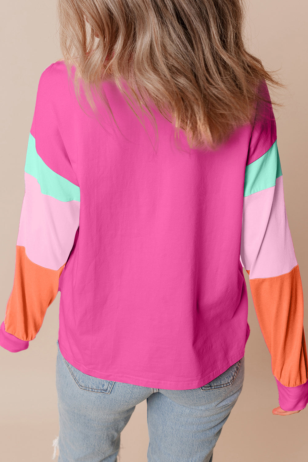 Live In Color Colorblock Loose Top