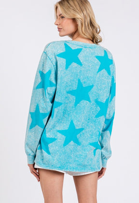 Looking For A Shooting Star Printed Top