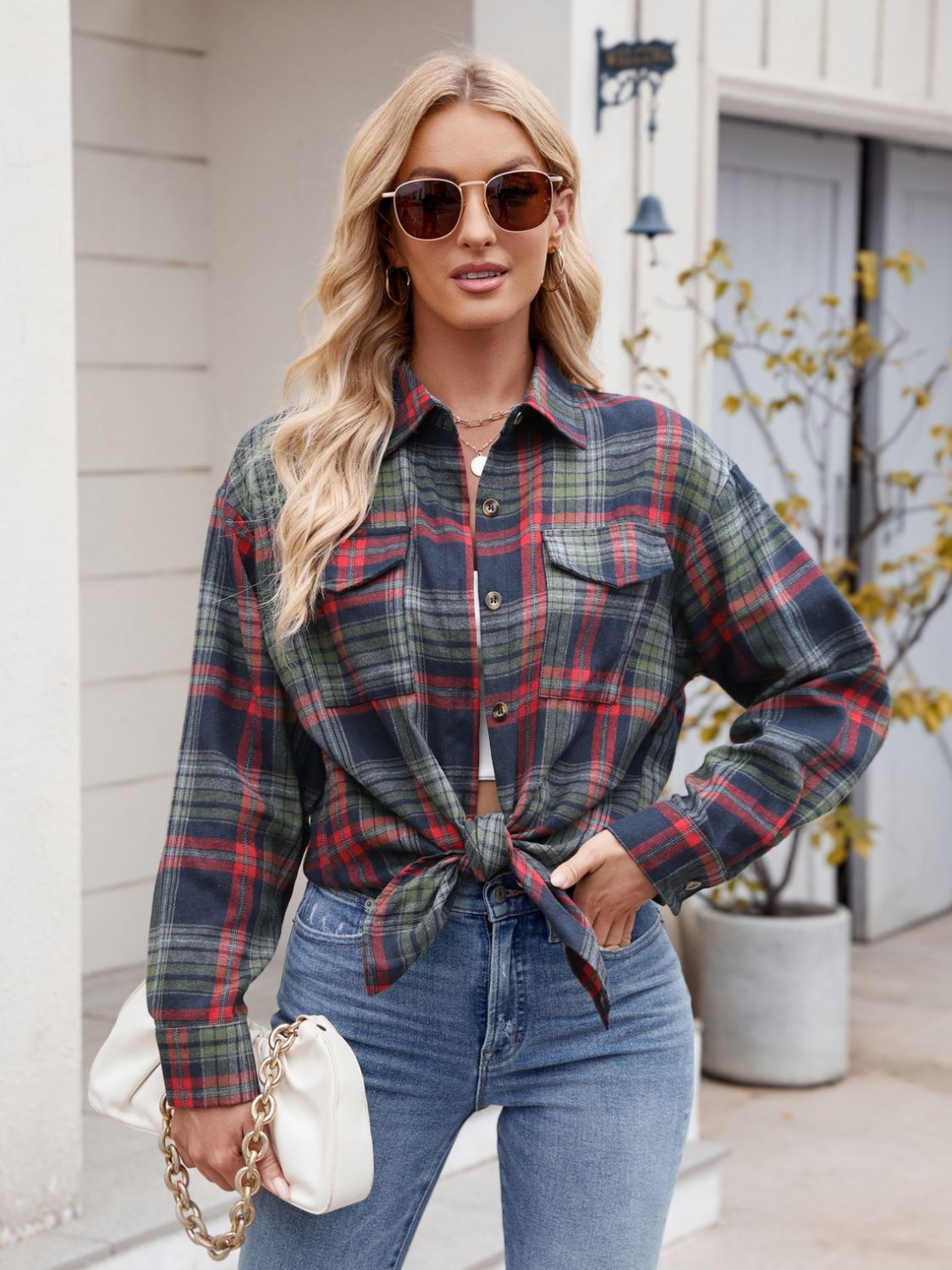 You Plaid It Multi Color Plaid Top (7 Colors)