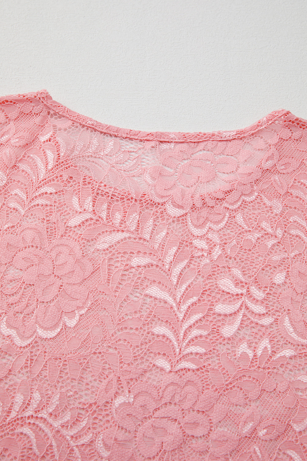 Blossom Beauty Lace Sheer Long Sleeve Top