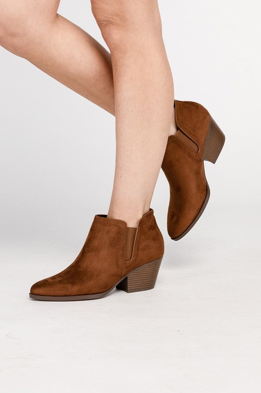 Strut In Style Suede Ankle Boots (2 Colors)