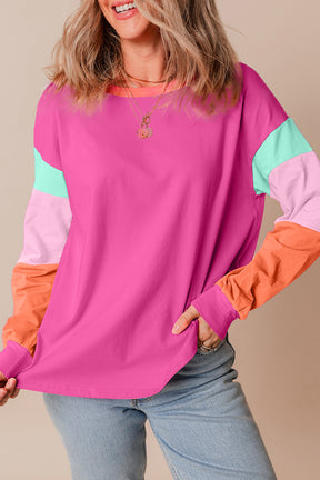 Live In Color Colorblock Loose Top