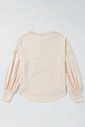 I'm Star Struck Apricot Studded/Star Top