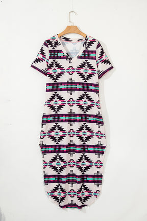 Aztec Dreams Printed Dress