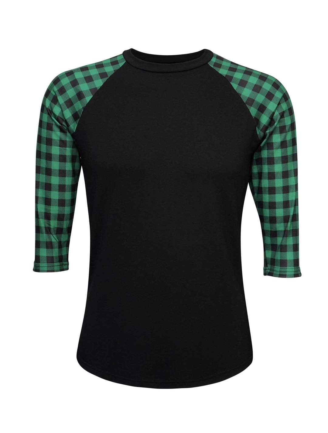 Buffalo Plaid Green Top - T10627GN