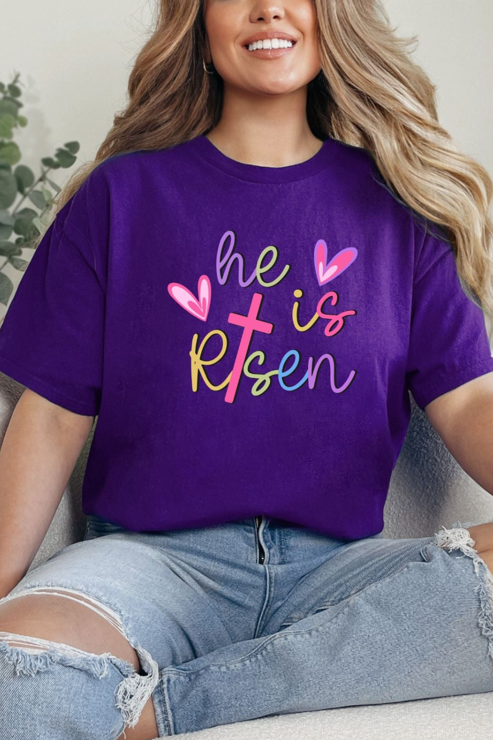 He Is Risen Graphic Tee