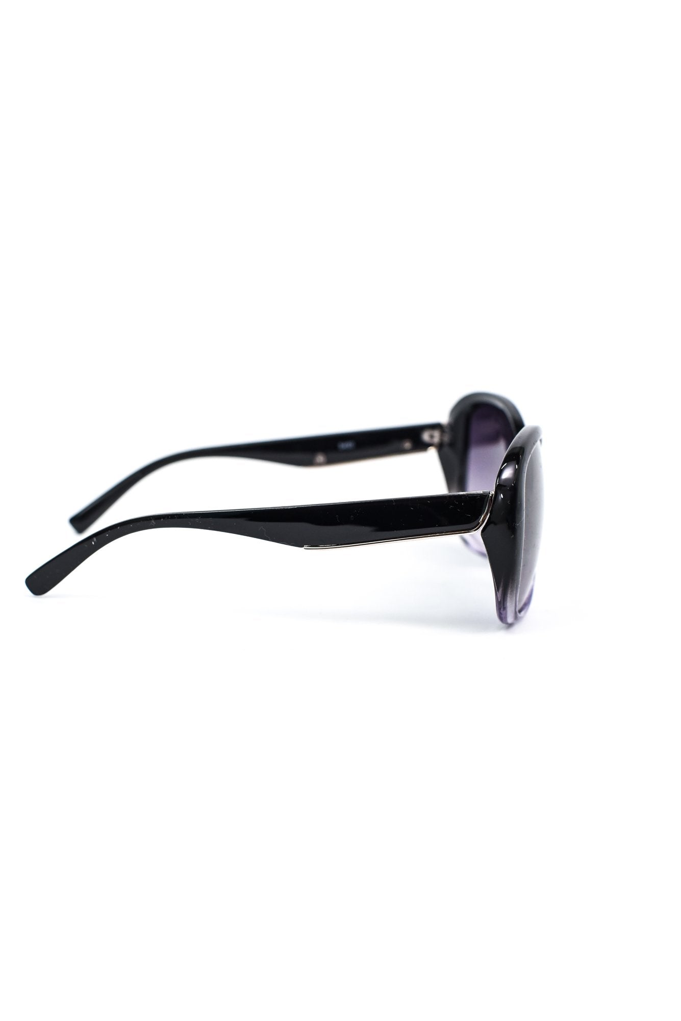 Clear/Black Frame/Black Lens Sunglasses - SGL266CL - FREE hard case