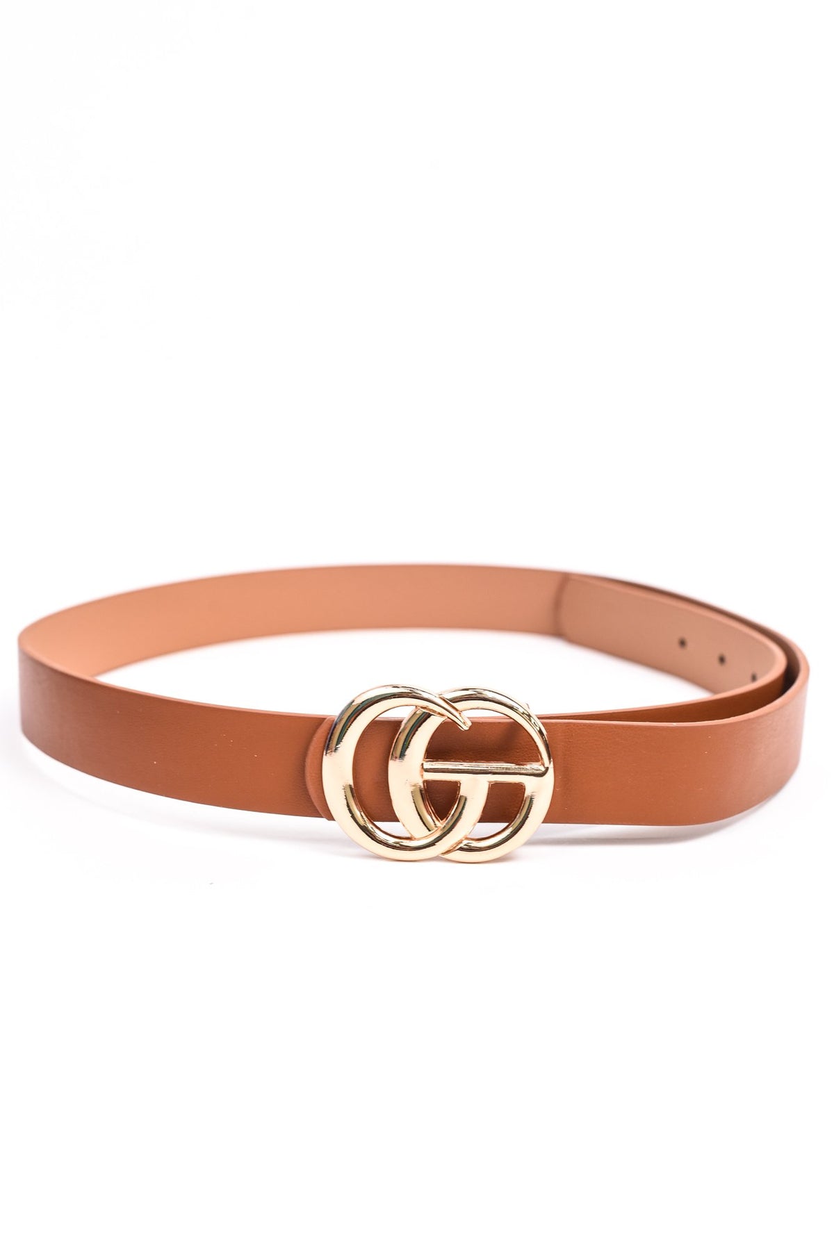 Cognac/Gold Belt - BLT1053CGN