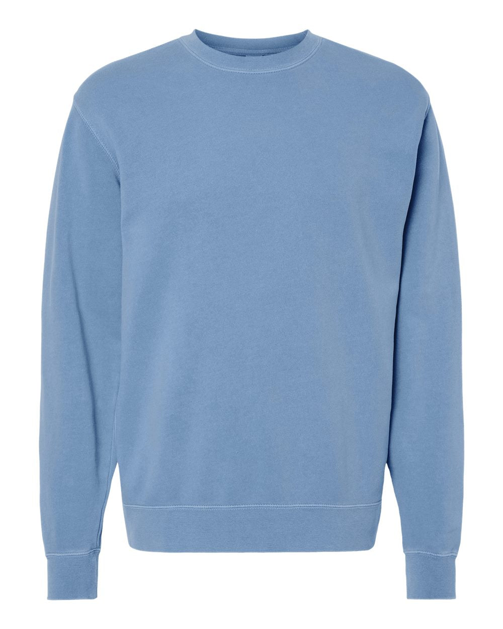 PRM3500 Pigment Light Blue Unisex Midweight Pigment-Dyed Crewneck Sweatshirt