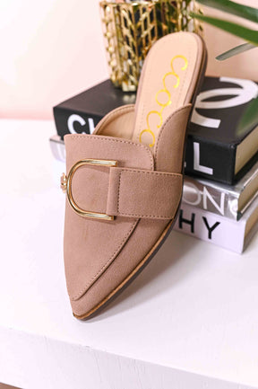 Staring At The Sunset Blush/Gold Slip On Shoes - SHO2458BS