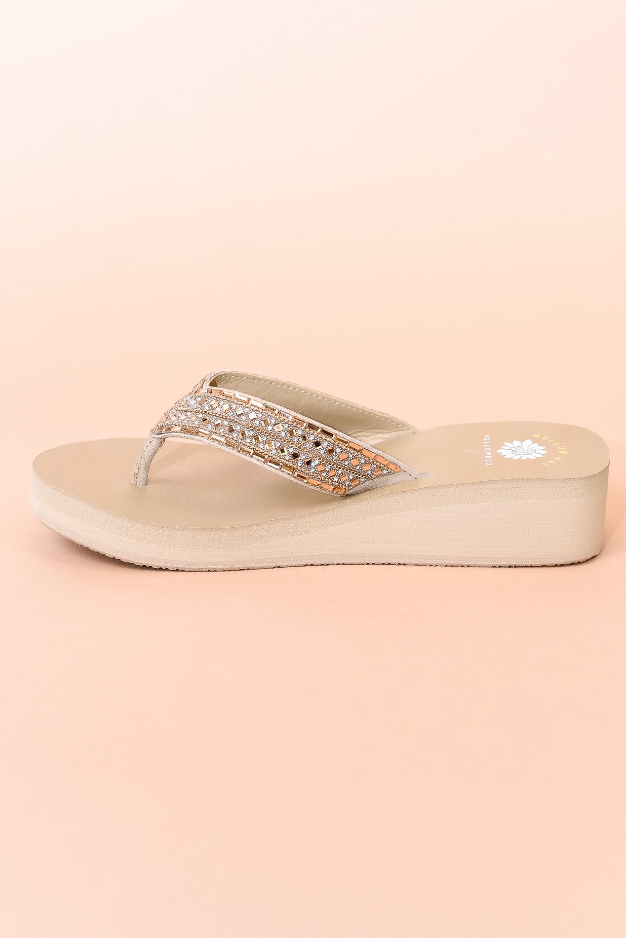 Vacation Calls Taupe Bling Sandals - SHO2250TA