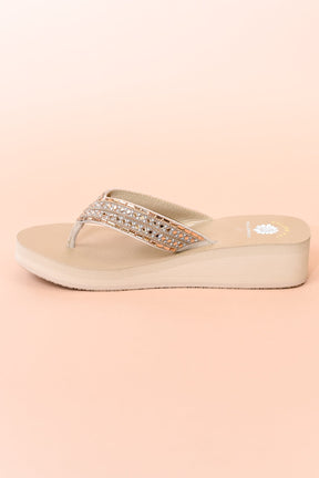 Vacation Calls Taupe Bling Sandals - SHO2250TA