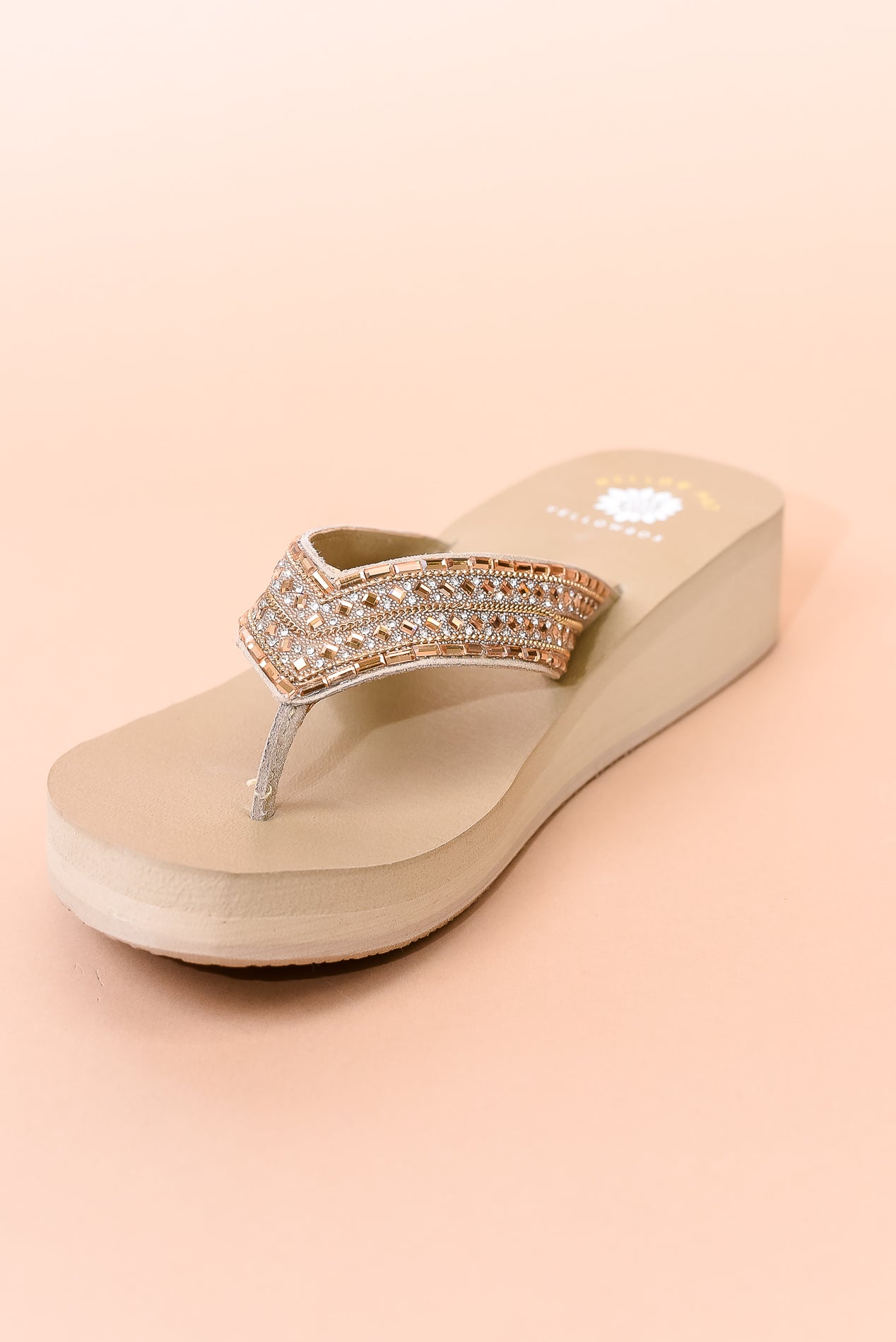 Vacation Calls Taupe Bling Sandals - SHO2250TA