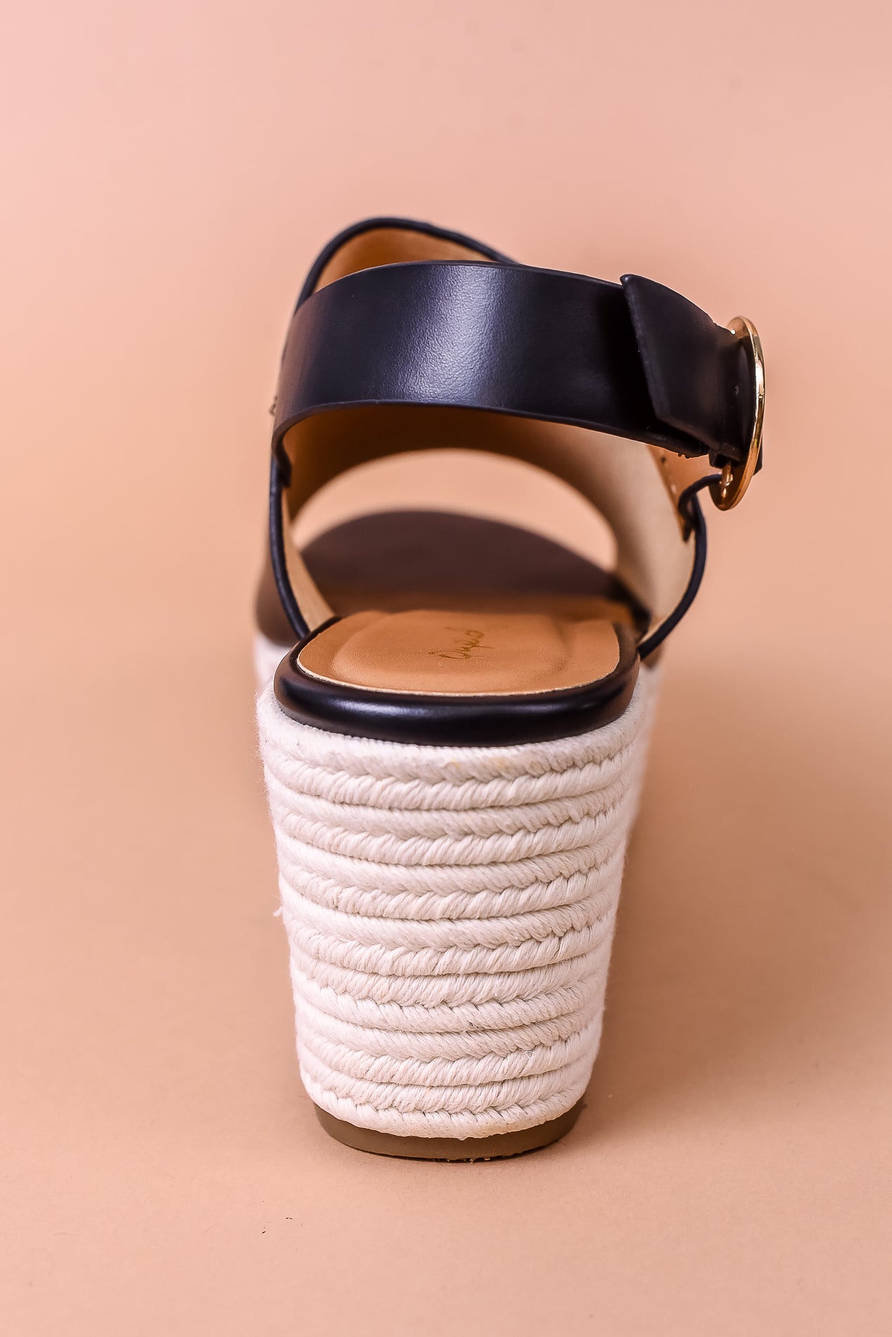 Sweet As Can Be Black Espadrille Wedges - SHO2256BK