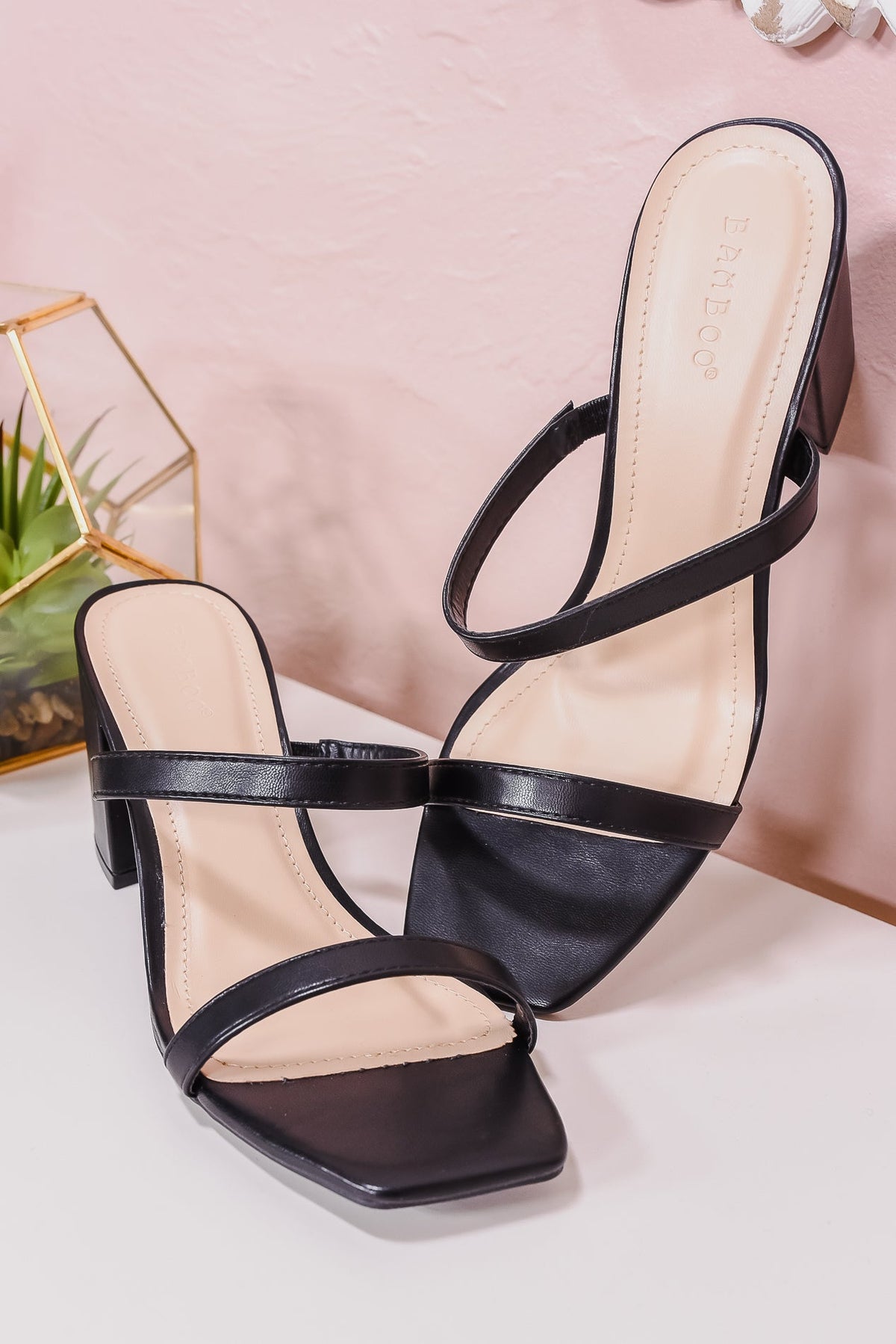 Motivated Style Black Heels - SHO2292BK