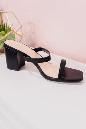 Motivated Style Black Heels - SHO2292BK