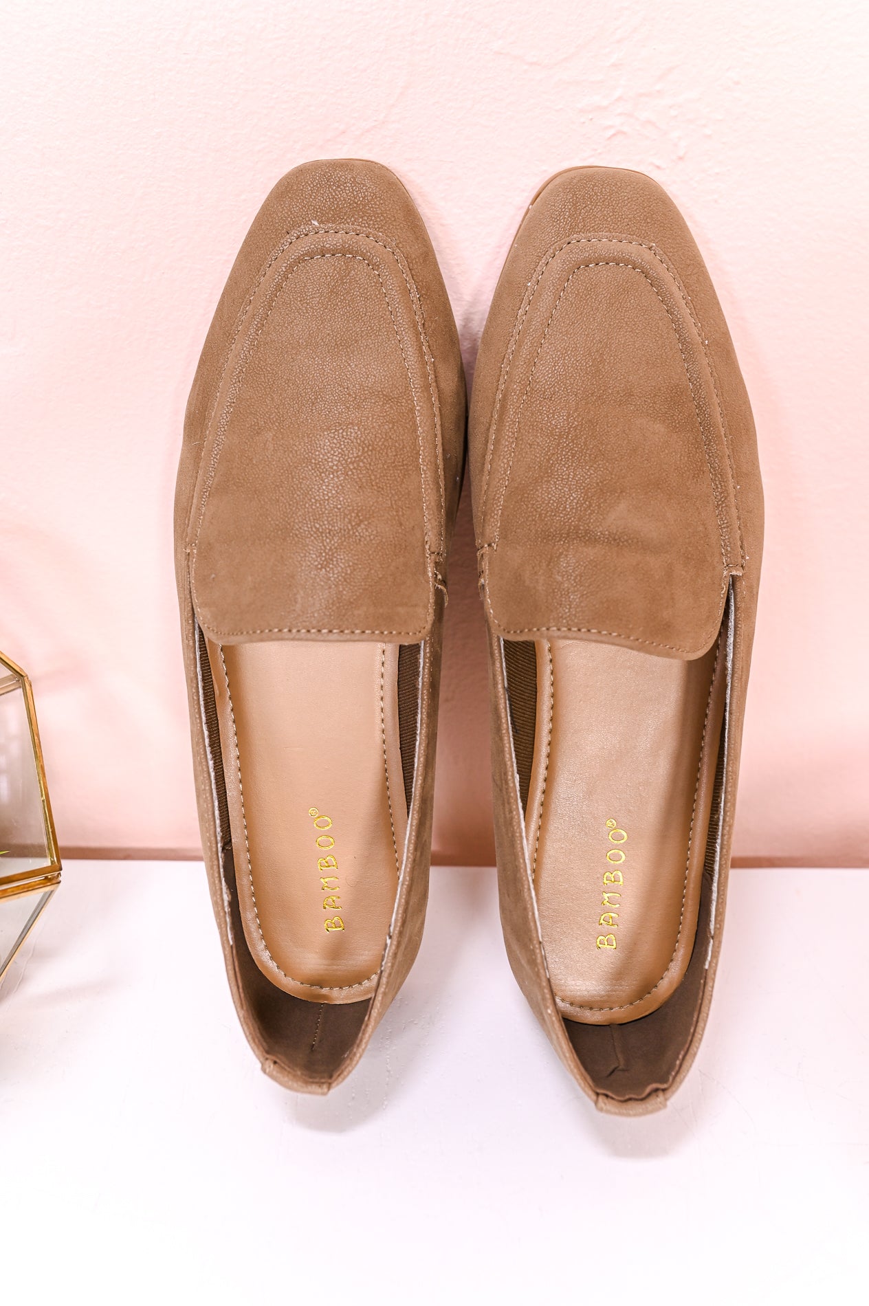 Treat Me Like Royalty Taupe Solid Slip On Shoe - SHO2468TA